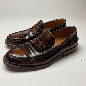 Men’s Zara loafer in brown leather